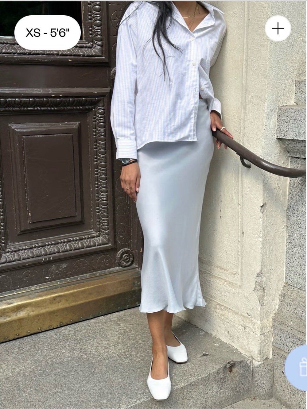 Djerf Avenue Dream Skirt Baby Blue